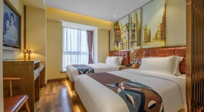 Bed in James Joyce Coffetel· Xianyang Renmin Road Central Square Store Bed in James Joyce Coffetel· Xianyang Renmin Road Central Square Store