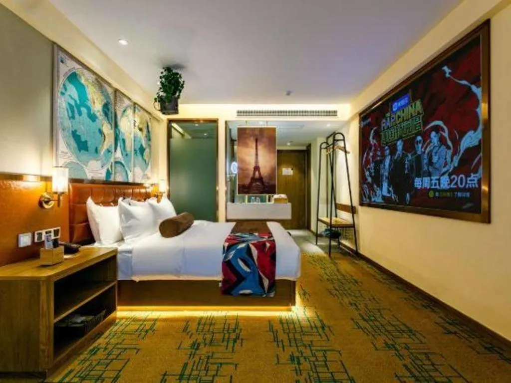 Bed in James Joyce Coffetel· Xianyang Renmin Road Central Square Store