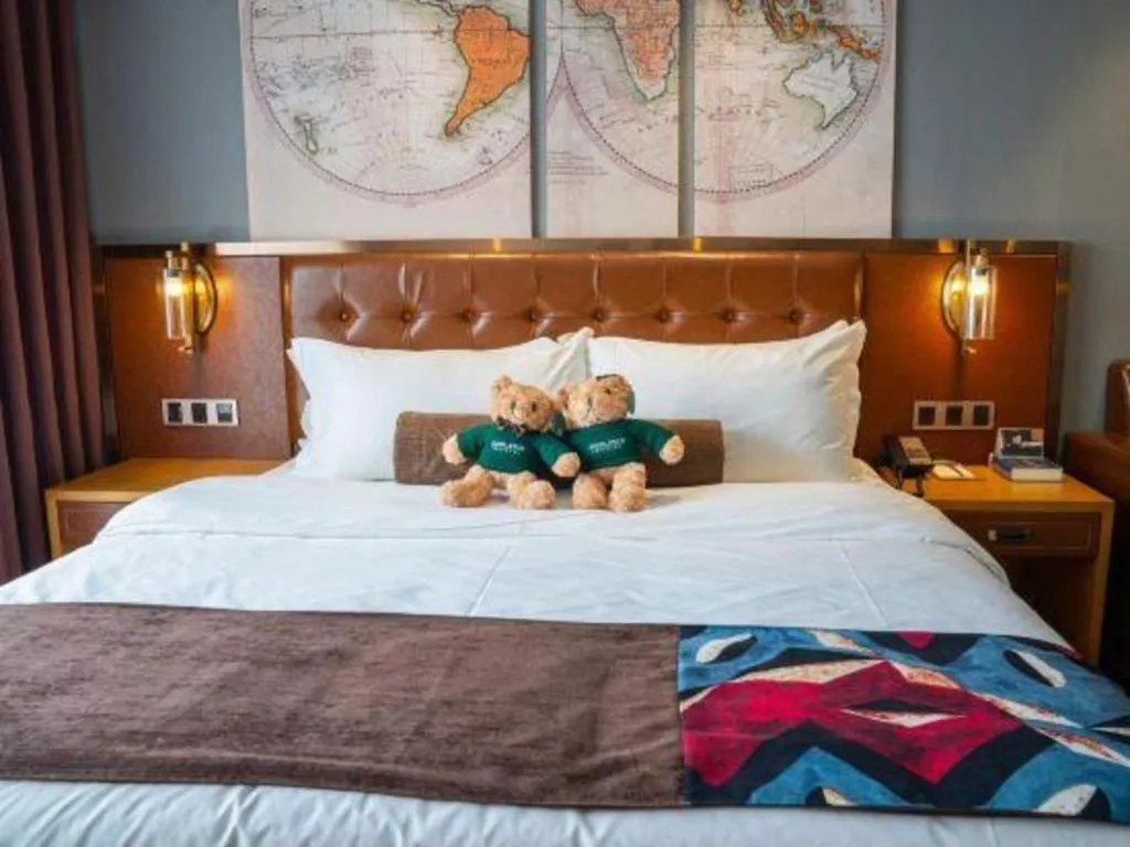 Bed in James Joyce Coffetel· Xianyang Renmin Road Central Square Store