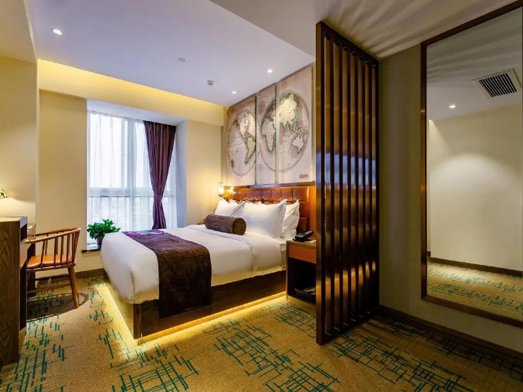 Bed in James Joyce Coffetel· Xianyang Renmin Road Central Square Store