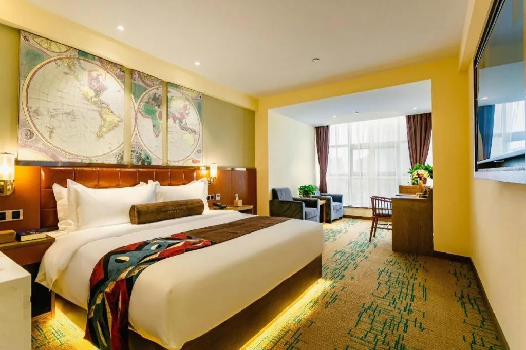 Bed in James Joyce Coffetel· Xianyang Renmin Road Central Square Store