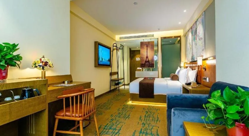 Bed in James Joyce Coffetel· Xianyang Renmin Road Central Square Store