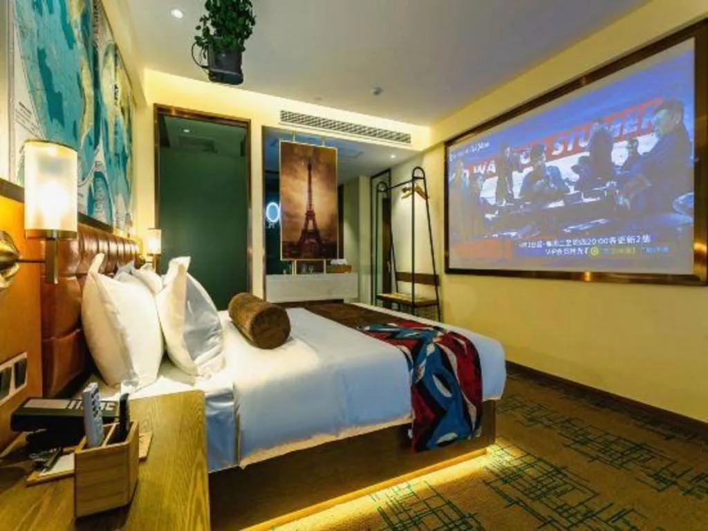 Bed in James Joyce Coffetel· Xianyang Renmin Road Central Square Store