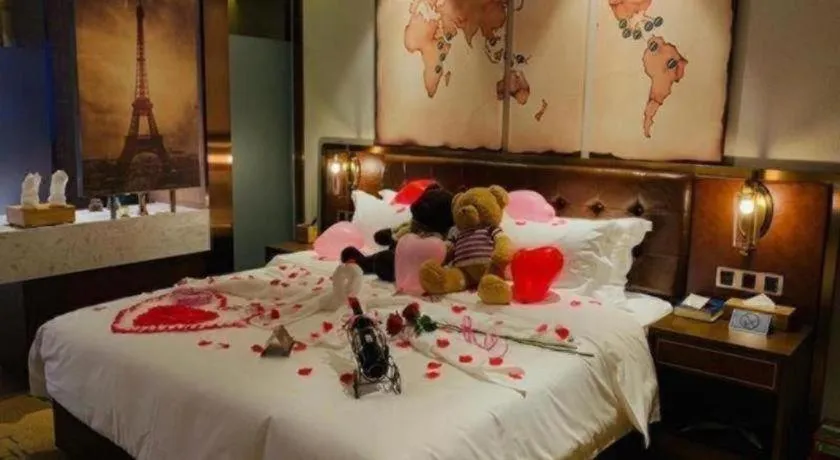 Bed in James Joyce Coffetel· Xianyang Renmin Road Central Square Store