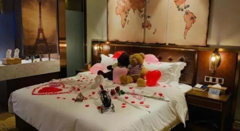 Bed in James Joyce Coffetel· Xianyang Renmin Road Central Square Store Bed in James Joyce Coffetel· Xianyang Renmin Road Central Square Store