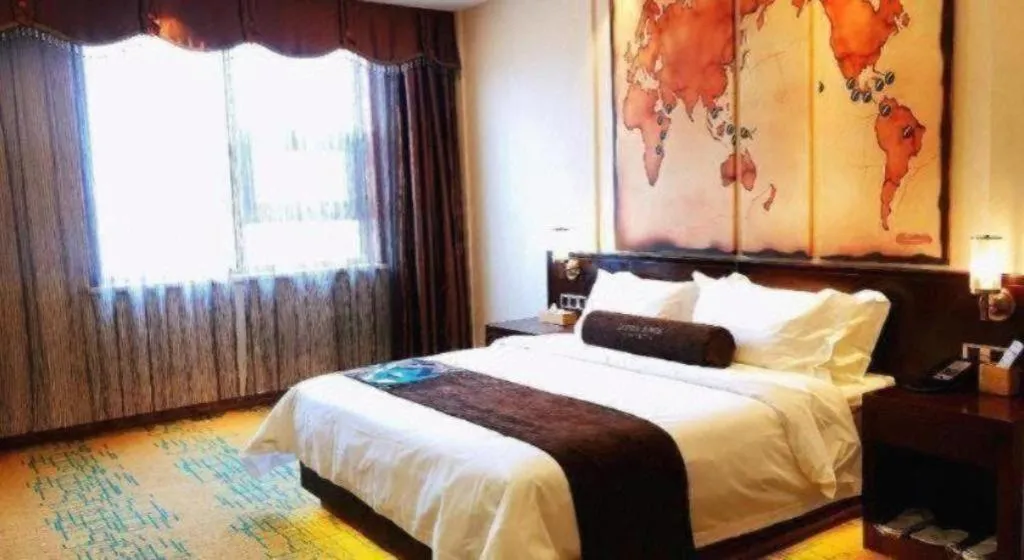 Bed in James Joyce Coffetel· Tianjin Olympic Center Lingbin Road Metro Station