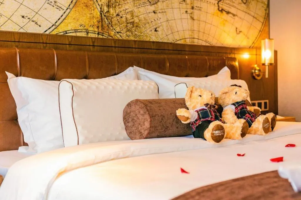 Bed in James Joyce Coffetel· Chengdu Shuangliu Airport Haibing City Wanda