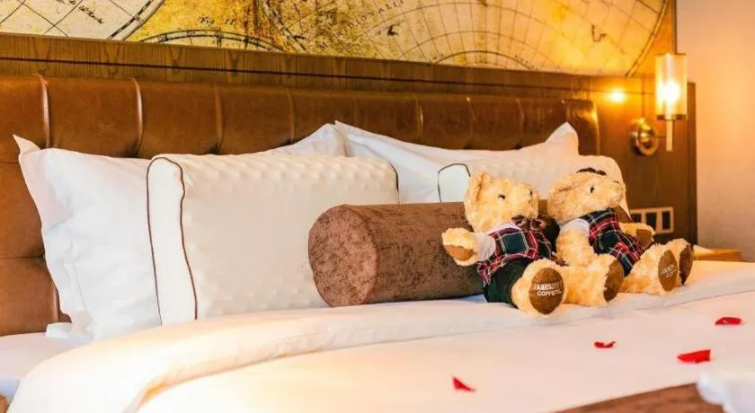 Bed in James Joyce Coffetel· Chengdu Shuangliu Airport Haibing City Wanda