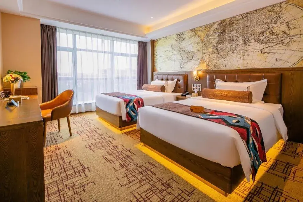 Bed in James Joyce Coffetel· Chengdu Shuangliu Airport Haibing City Wanda Bed in James Joyce Coffetel· Chengdu Shuangliu Airport Haibing City Wanda