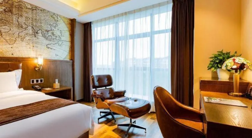 Bed in James Joyce Coffetel· Chengdu Shuangliu Airport Haibing City Wanda