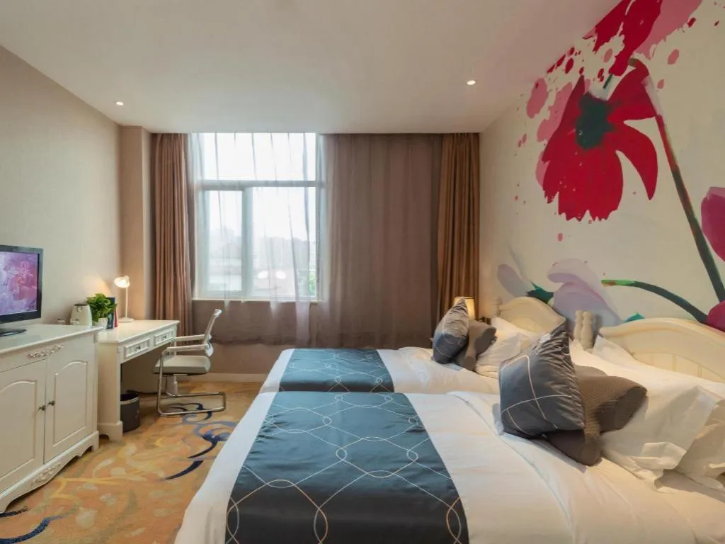 Bed in Chonpines Hotels· Shijiazhuang Fangbei
