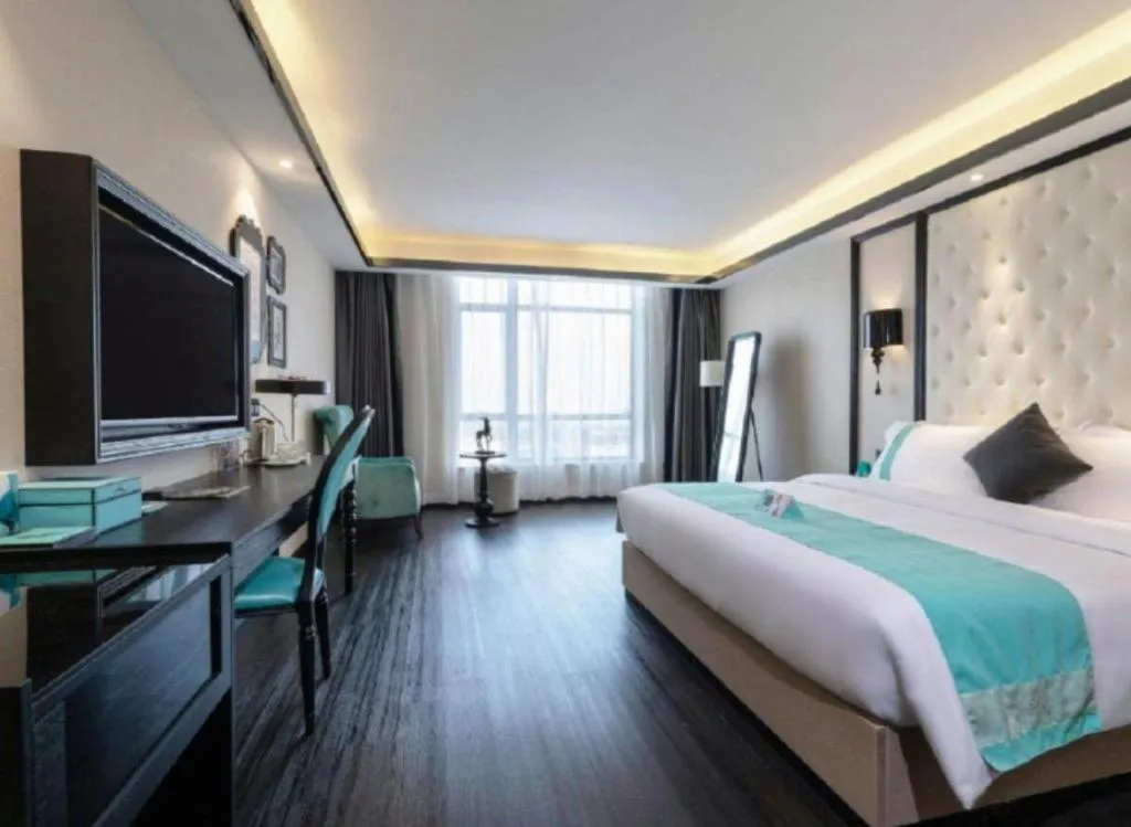 Bed in Xana Hotelle· Dongguang Chang'An Binhaiwan Jian'An Road