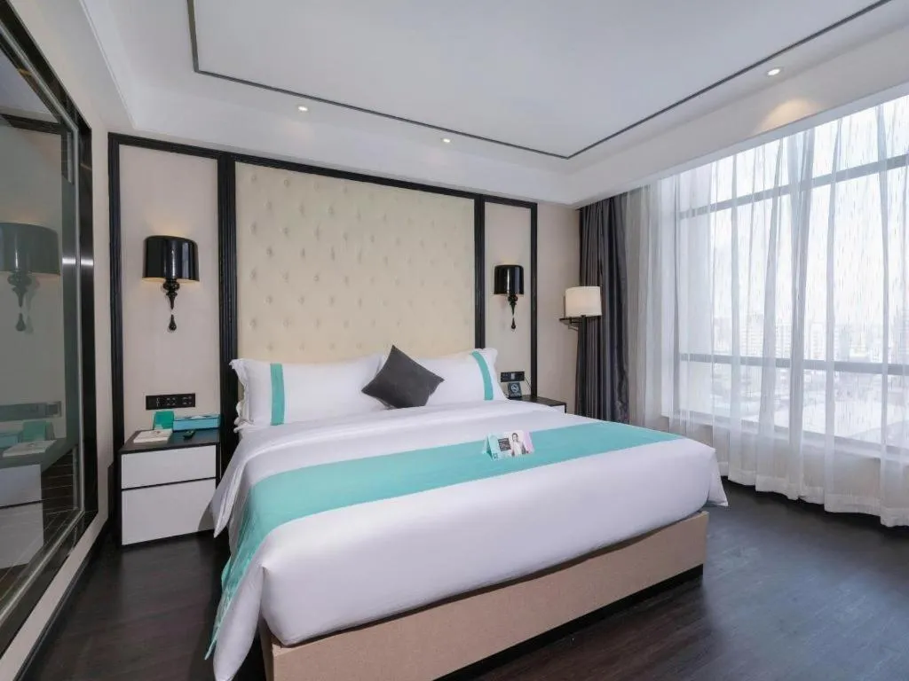 Bed in Xana Hotelle· Dongguang Chang'An Binhaiwan Jian'An Road