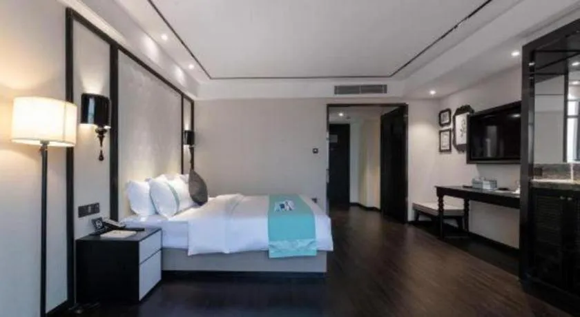 Bed in Xana Hotelle· Dongguang Chang'An Binhaiwan Jian'An Road