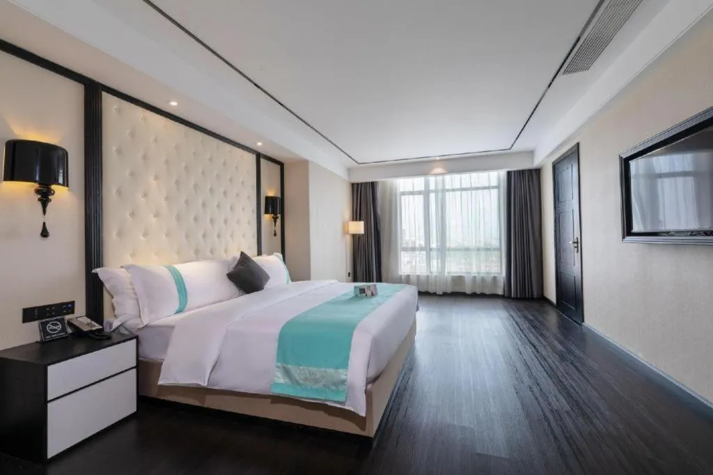 Bed in Xana Hotelle· Dongguang Chang'An Binhaiwan Jian'An Road