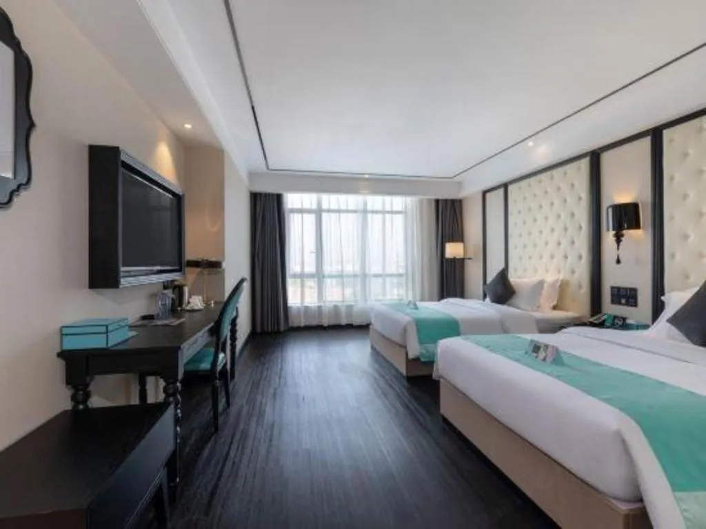 Bed in Xana Hotelle· Dongguang Chang'An Binhaiwan Jian'An Road