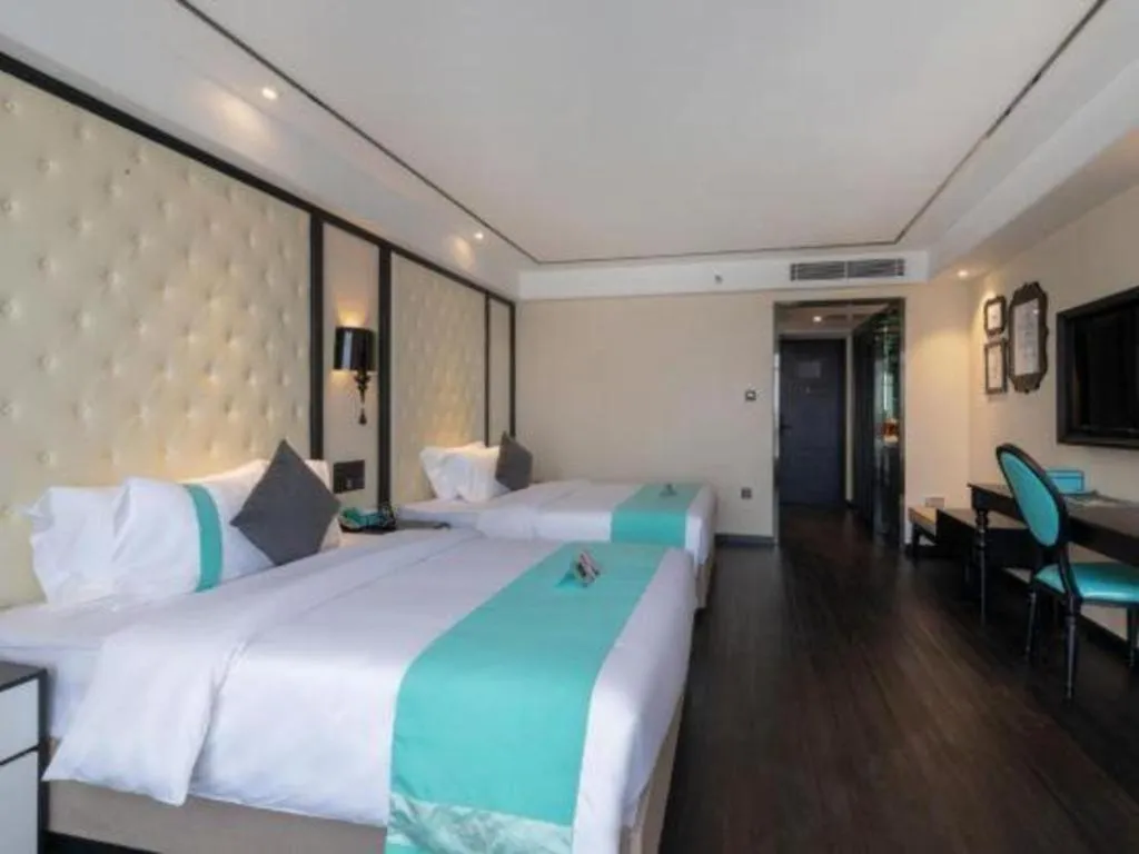 Bed in Xana Hotelle· Dongguang Chang'An Binhaiwan Jian'An Road