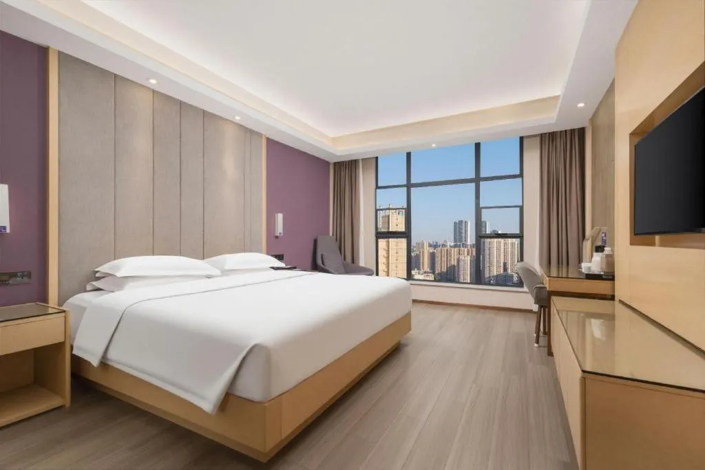 Bed in Lavande Hotels· Jingzhou Jianli