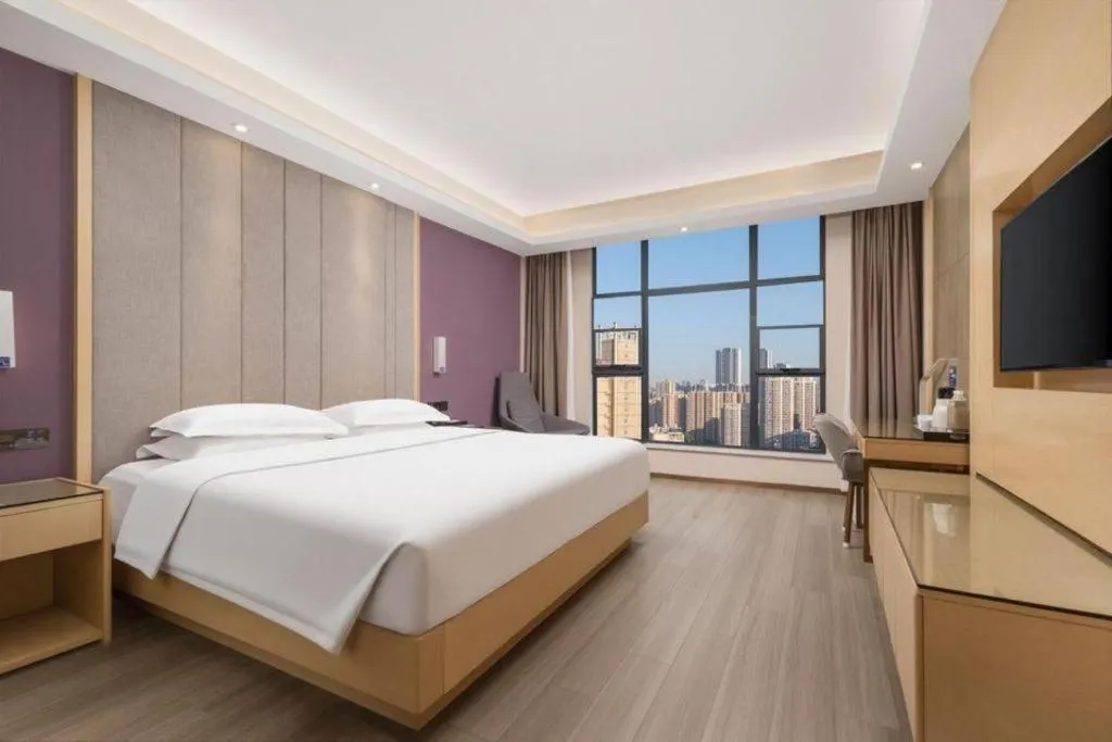 Bed in Lavande Hotels· Jingzhou Jianli