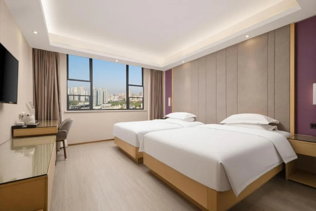 Bed in Lavande Hotels· Jingzhou Jianli