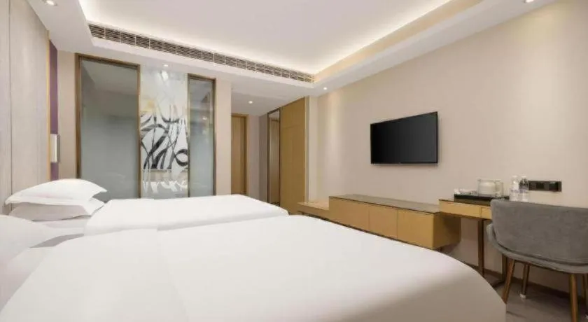 Bed in Lavande Hotels· Jingzhou Jianli