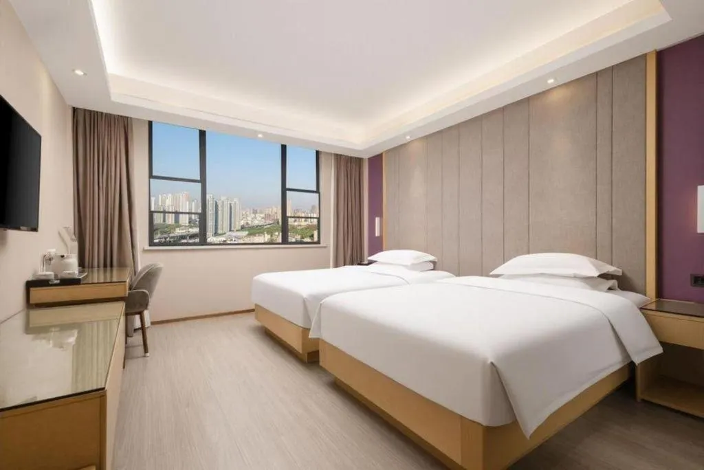 Bed in Lavande Hotels· Jingzhou Jianli