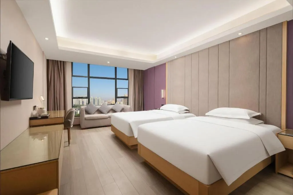 Bed in Lavande Hotels· Jingzhou Jianli