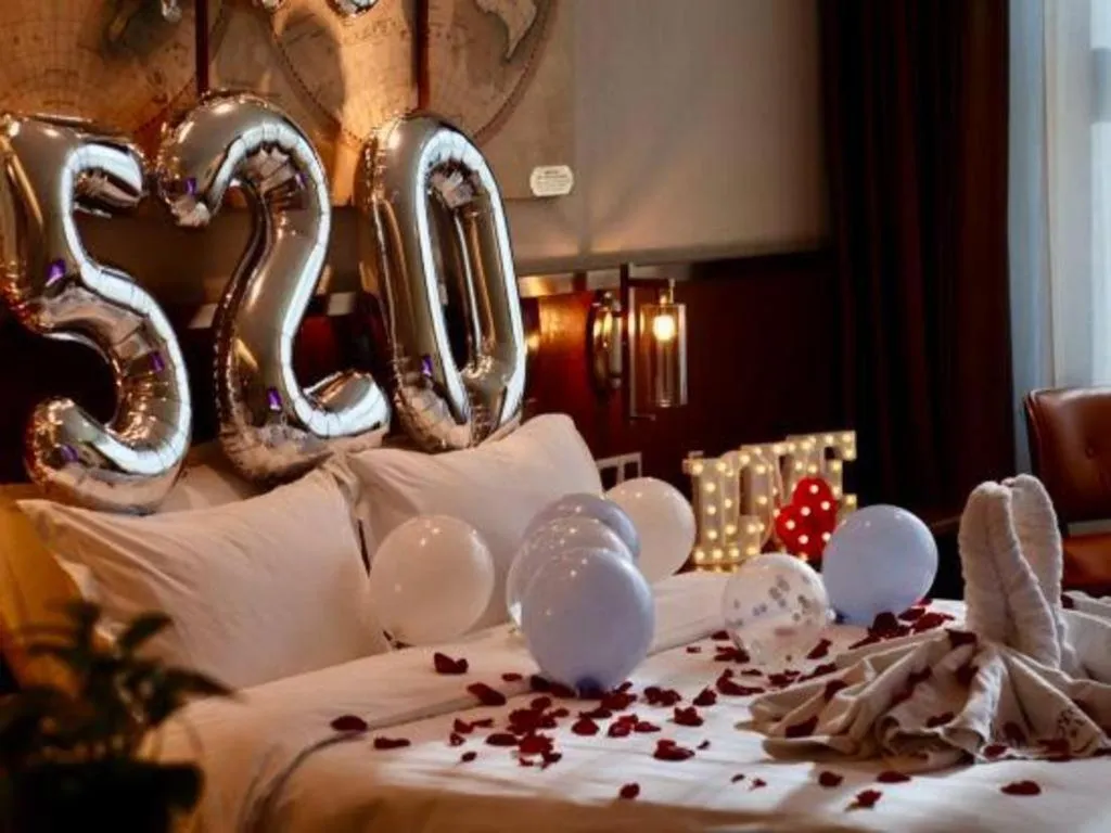 Bed in James Joyce Coffetel Shijiazhuang the Mixc Jinyuan Tower Airport Bus