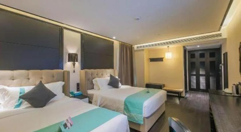 Bed in Xana Hotelle Nanchang Tengwang Pavilion Wanshougong