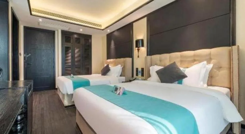 Bed in Xana Hotelle Nanchang Tengwang Pavilion Wanshougong