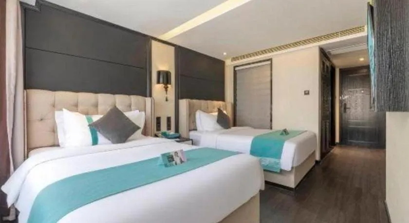 Bed in Xana Hotelle Nanchang Tengwang Pavilion Wanshougong