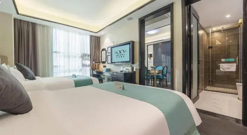 Bed in Xana Hotelle Nanchang Tengwang Pavilion Wanshougong Bed in Xana Hotelle Nanchang Tengwang Pavilion Wanshougong