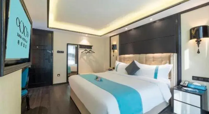 Bed in Xana Hotelle Nanchang Tengwang Pavilion Wanshougong Bed in Xana Hotelle Nanchang Tengwang Pavilion Wanshougong