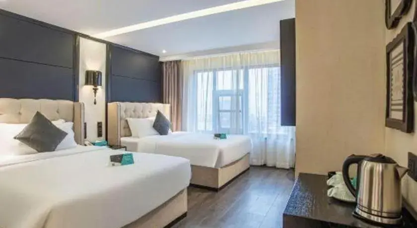 Bed in Xana Hotelle Nanchang Tengwang Pavilion Wanshougong Bed in Xana Hotelle Nanchang Tengwang Pavilion Wanshougong