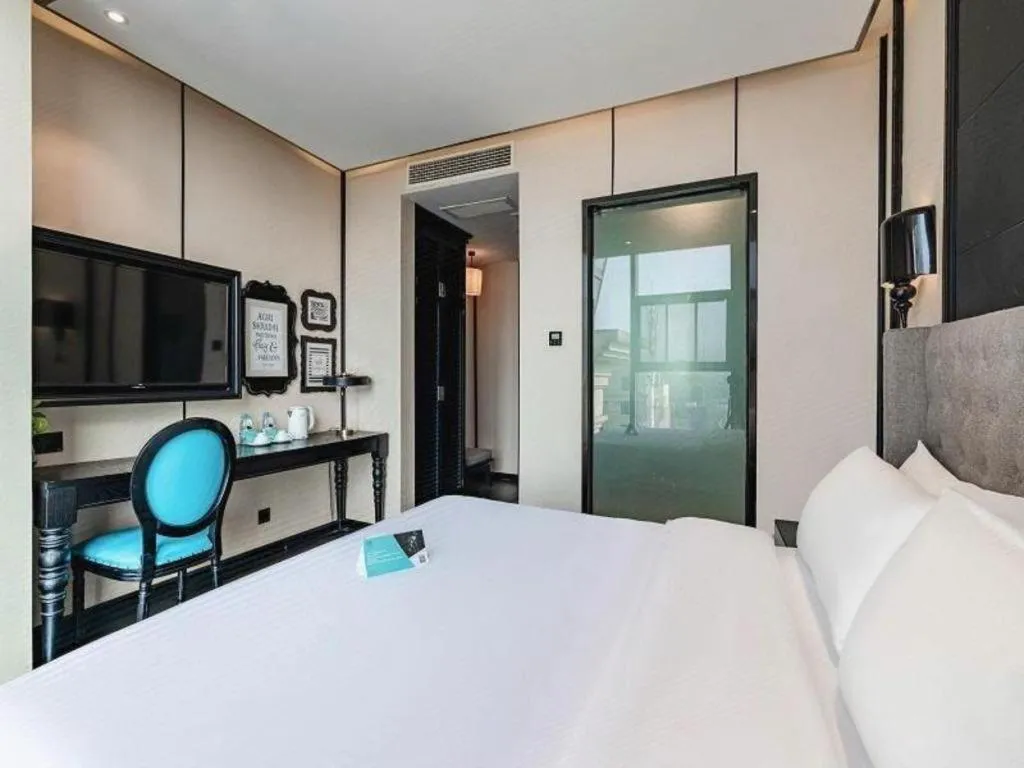 Bed in Xana Hotelle Luzhou High-Speed Railway Station Trading Market Passenger Terminal