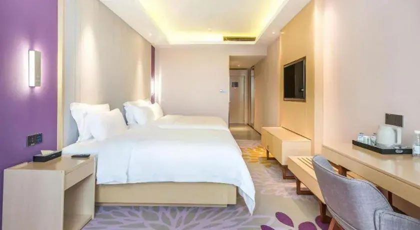 Bed in Lavande Hotel Beijing Yizhuang Development Zone JD Headquarter Bed in Lavande Hotel Beijing Yizhuang Development Zone JD Headquarter