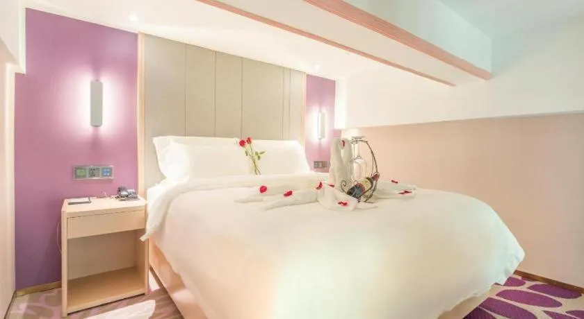 Bed in Lavande Hotel Beijing Yizhuang Development Zone JD Headquarter