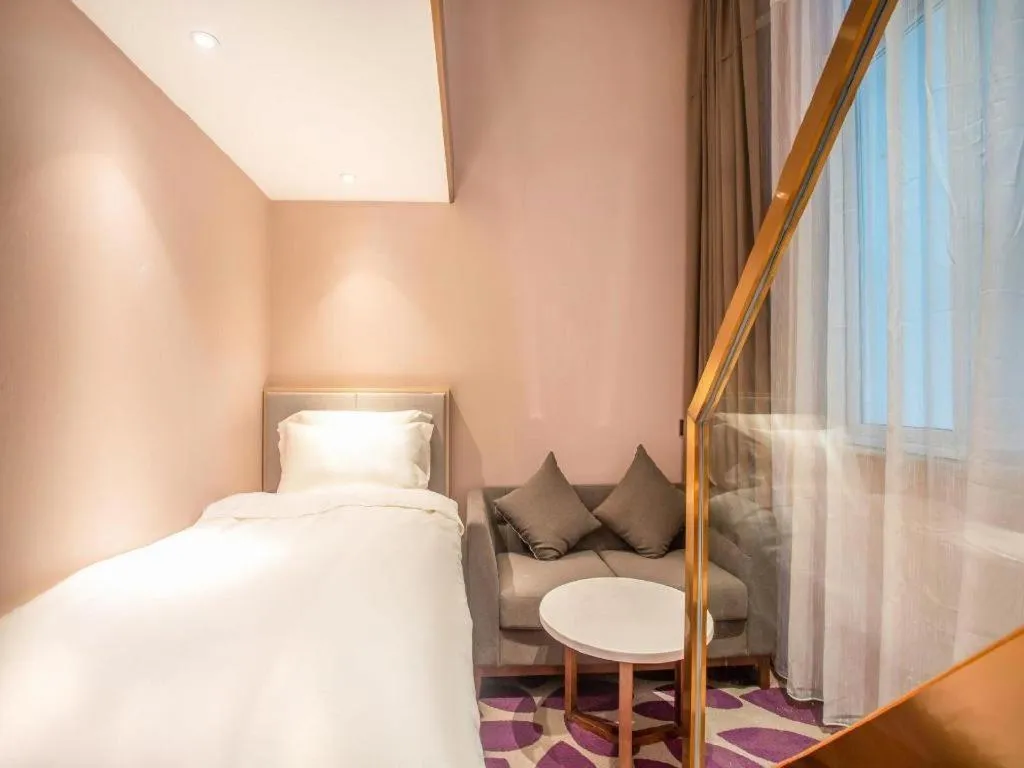 Bed in Lavande Hotel Beijing Yizhuang Development Zone JD Headquarter