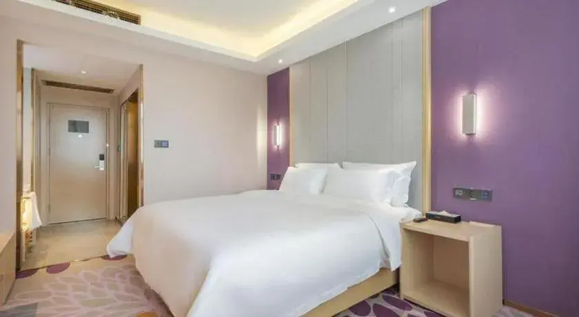 Bed in Lavande Hotel Beijing Yizhuang Development Zone JD Headquarter Bed in Lavande Hotel Beijing Yizhuang Development Zone JD Headquarter