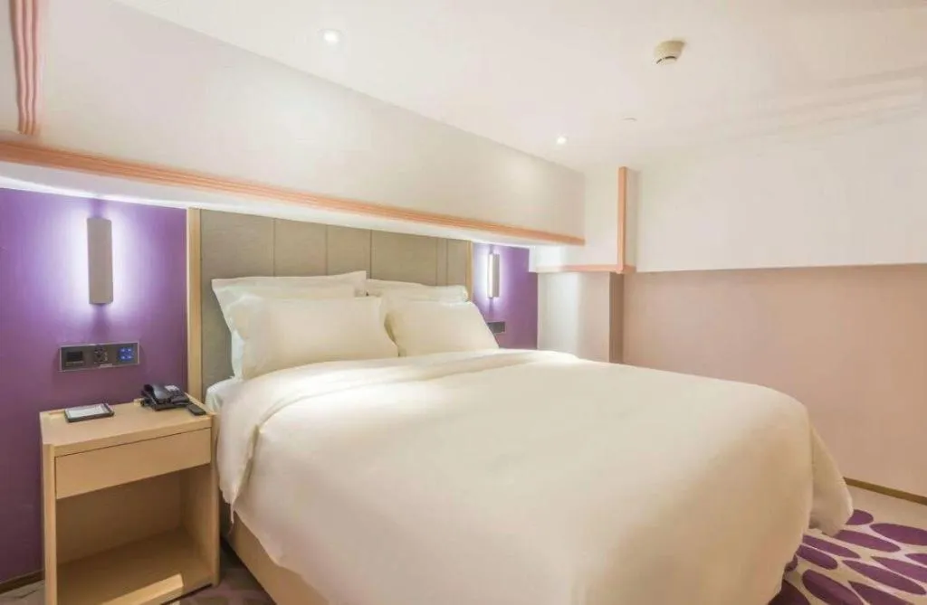 Bed in Lavande Hotel Beijing Yizhuang Development Zone JD Headquarter