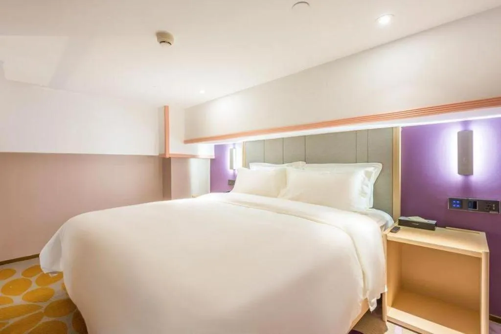 Bed in Lavande Hotel Beijing Yizhuang Development Zone JD Headquarter
