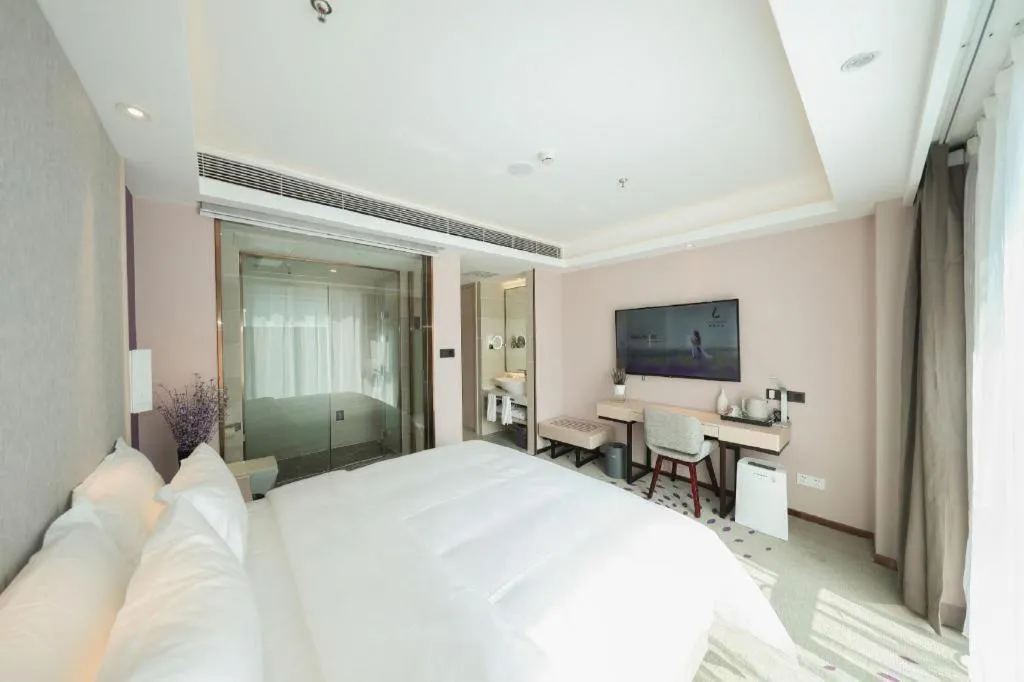 Bed in Lavande Hotel Beijing Fangshan Changyang Metro Station