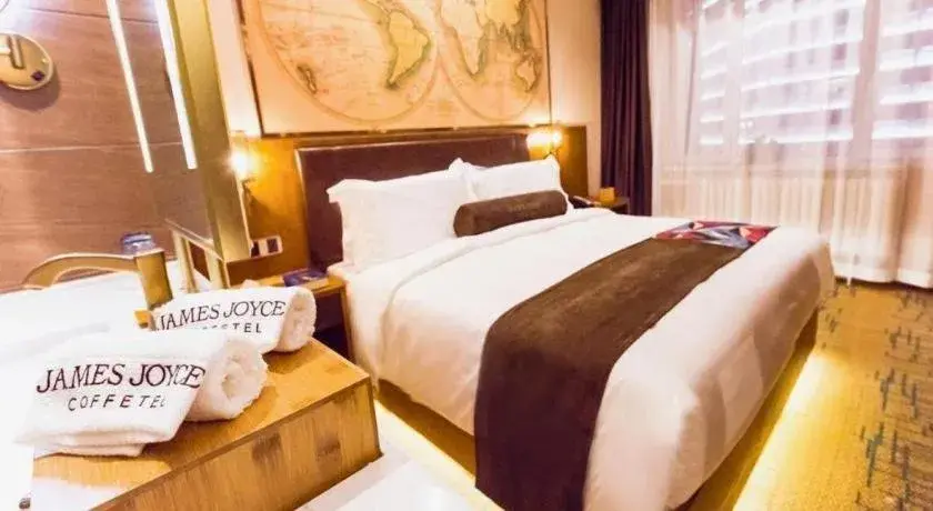 Bed in James Joyce Coffetel Changchun People's Square Bed in James Joyce Coffetel Changchun People's Square