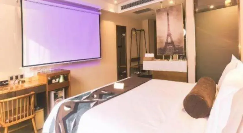 Bed in James Joyce Coffetel Changchun People's Square Bed in James Joyce Coffetel Changchun People's Square