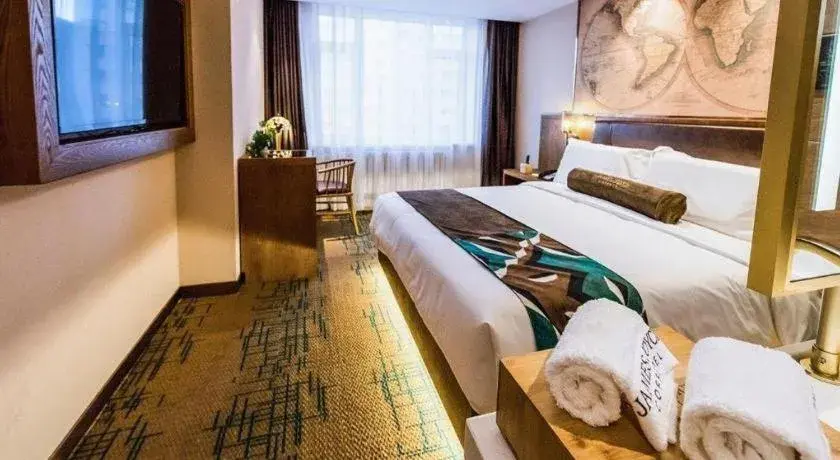 Bed in James Joyce Coffetel Changchun People's Square Bed in James Joyce Coffetel Changchun People's Square