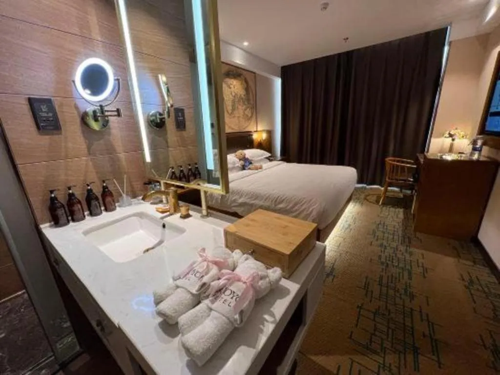 Bed in James Joyce Coffetel Changchun People's Square