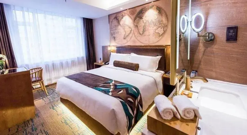 Bed in James Joyce Coffetel Changchun People's Square Bed in James Joyce Coffetel Changchun People's Square