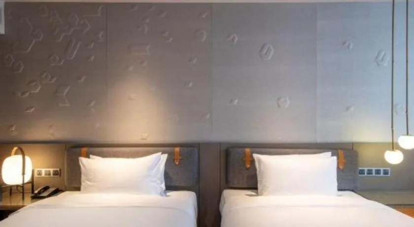 Bed in Zhejiang Cloud Mountain Deefly Hotel