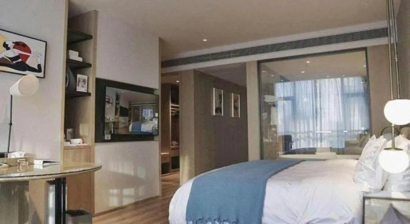 Bed in Zhejiang Cloud Mountain Deefly Hotel