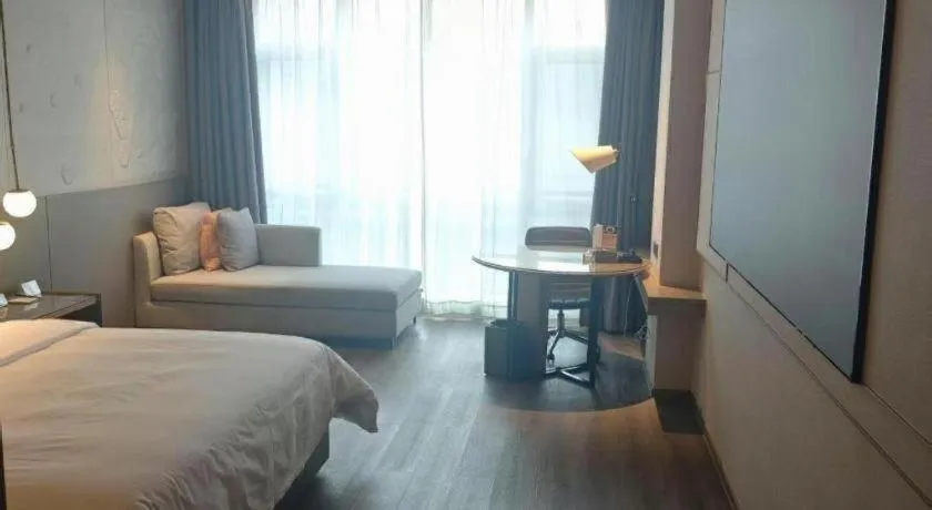 Bed in Zhejiang Cloud Mountain Deefly Hotel